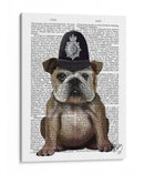 Policía De Bulldog - Fab Funky | Cuadro decorativo de Canvas Lab
