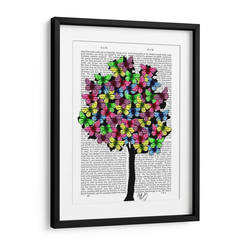 Árbol De Mariposa - Fab Funky | Cuadro decorativo de Canvas Lab