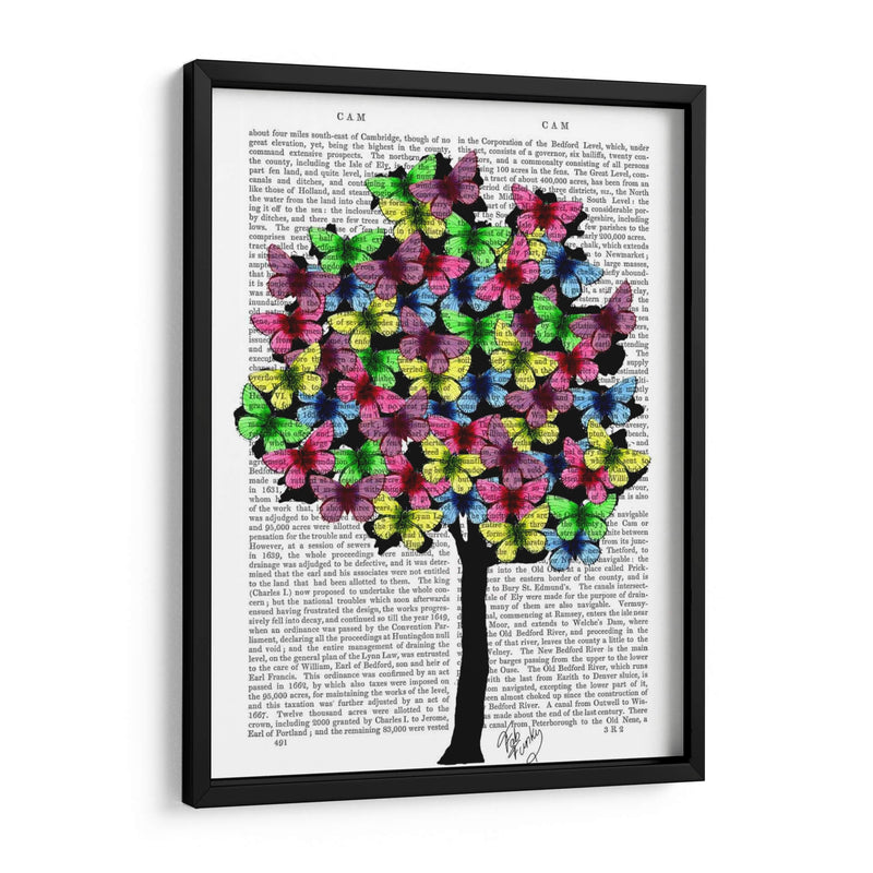 Árbol De Mariposa - Fab Funky | Cuadro decorativo de Canvas Lab