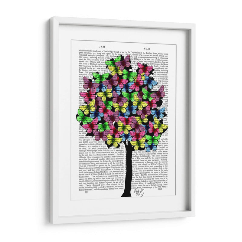 Árbol De Mariposa - Fab Funky | Cuadro decorativo de Canvas Lab