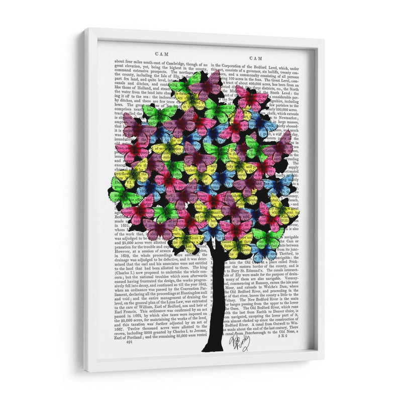 Árbol De Mariposa - Fab Funky | Cuadro decorativo de Canvas Lab