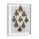 Abejas Medievales - Fab Funky | Cuadro decorativo de Canvas Lab