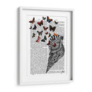 Concha Shell Y Mariposas - Fab Funky | Cuadro decorativo de Canvas Lab