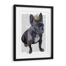 Bulldog Francés Rey - Fab Funky | Cuadro decorativo de Canvas Lab