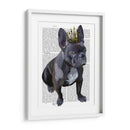 Bulldog Francés Rey - Fab Funky | Cuadro decorativo de Canvas Lab