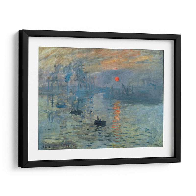 Sol naciente - Claude Monet | Cuadro decorativo de Canvas Lab