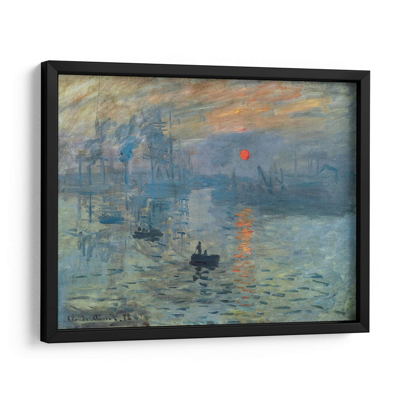 Sol naciente - Claude Monet | Cuadro decorativo de Canvas Lab