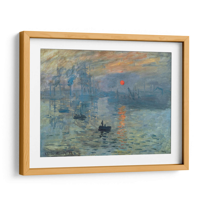 Sol naciente - Claude Monet | Cuadro decorativo de Canvas Lab