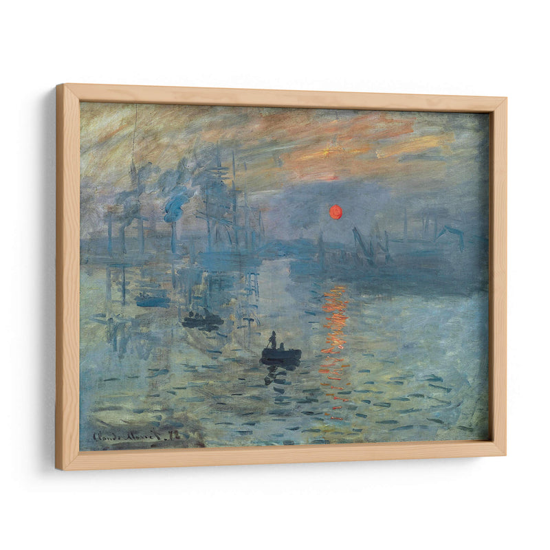 Sol naciente - Claude Monet | Cuadro decorativo de Canvas Lab