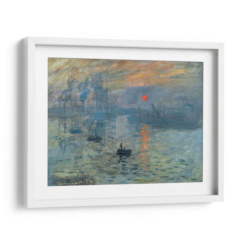 Sol naciente - Claude Monet | Cuadro decorativo de Canvas Lab