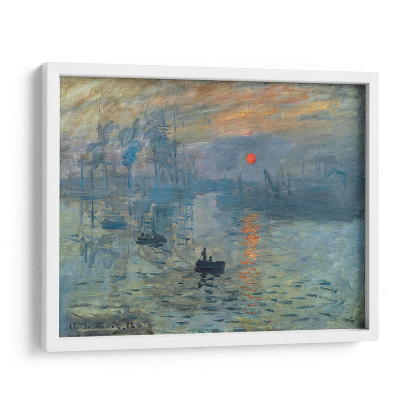 Sol naciente - Claude Monet | Cuadro decorativo de Canvas Lab