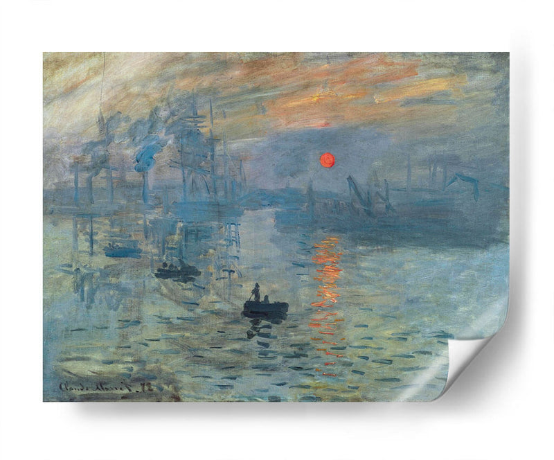 Sol naciente - Claude Monet | Cuadro decorativo de Canvas Lab