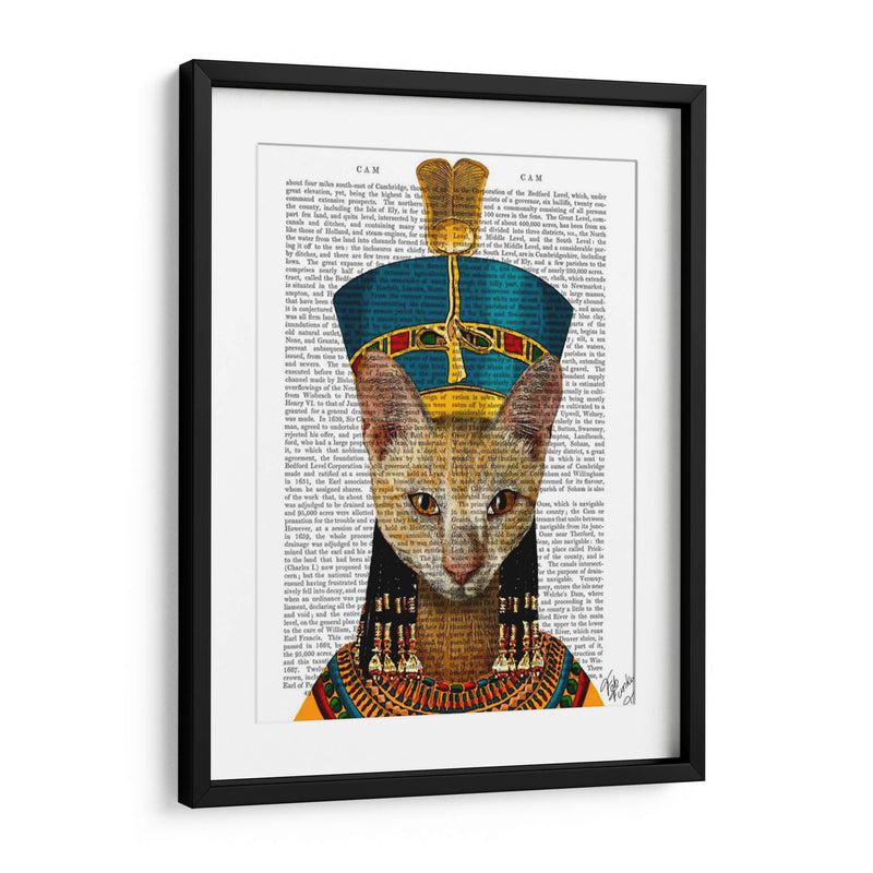 Gato Reina Egipcia - Fab Funky | Cuadro decorativo de Canvas Lab