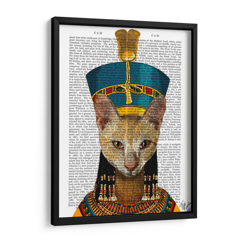 Gato Reina Egipcia - Fab Funky | Cuadro decorativo de Canvas Lab