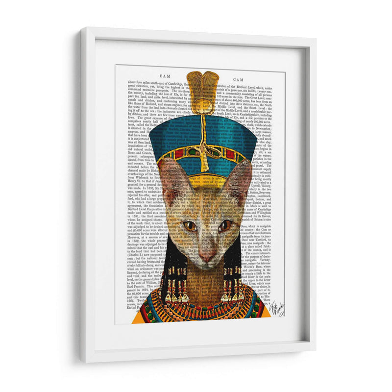 Gato Reina Egipcia - Fab Funky | Cuadro decorativo de Canvas Lab