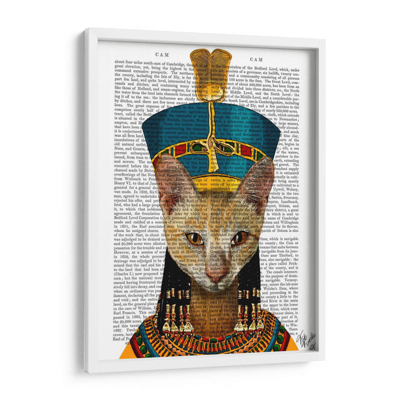 Gato Reina Egipcia - Fab Funky | Cuadro decorativo de Canvas Lab