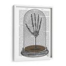 Mano Esqueleto En Campana - Fab Funky | Cuadro decorativo de Canvas Lab
