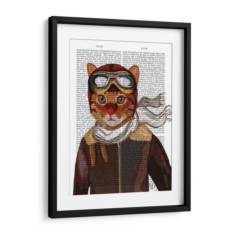 Gato Volador - Fab Funky | Cuadro decorativo de Canvas Lab