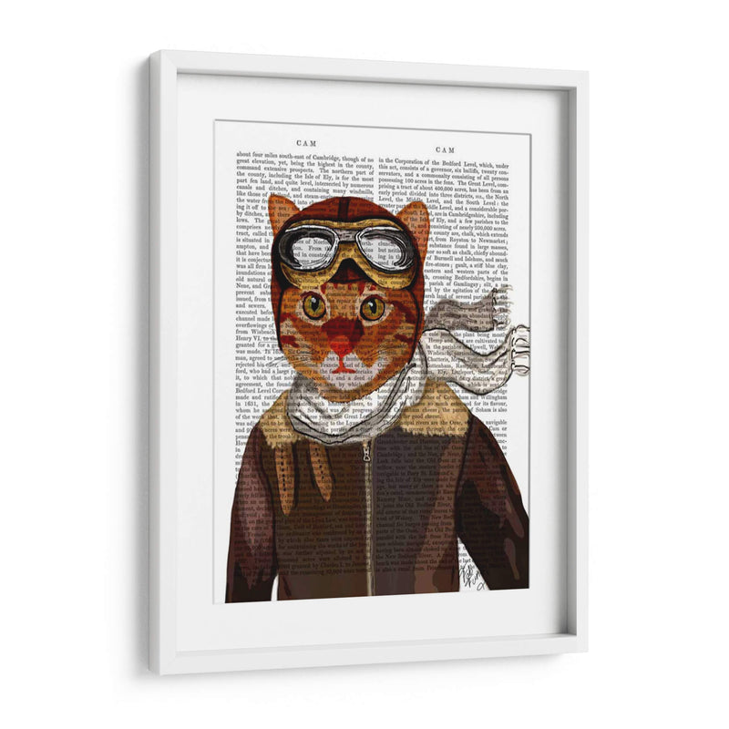 Gato Volador - Fab Funky | Cuadro decorativo de Canvas Lab