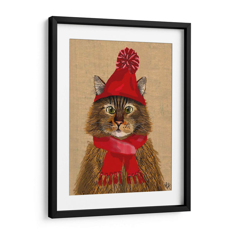 Maine Coon Cat - Fab Funky | Cuadro decorativo de Canvas Lab