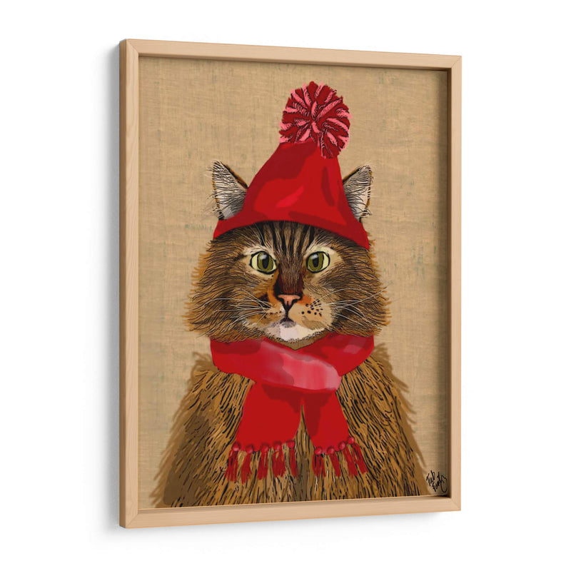 Maine Coon Cat - Fab Funky | Cuadro decorativo de Canvas Lab