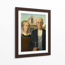 American Gothic - Grant DeVolson Wood | Cuadro decorativo de Canvas Lab