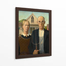 American Gothic - Grant DeVolson Wood | Cuadro decorativo de Canvas Lab