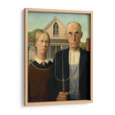 American Gothic - Grant DeVolson Wood | Cuadro decorativo de Canvas Lab