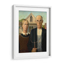 American Gothic - Grant DeVolson Wood | Cuadro decorativo de Canvas Lab