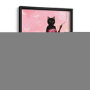 Glamour Gato En Rosa - Fab Funky | Cuadro decorativo de Canvas Lab