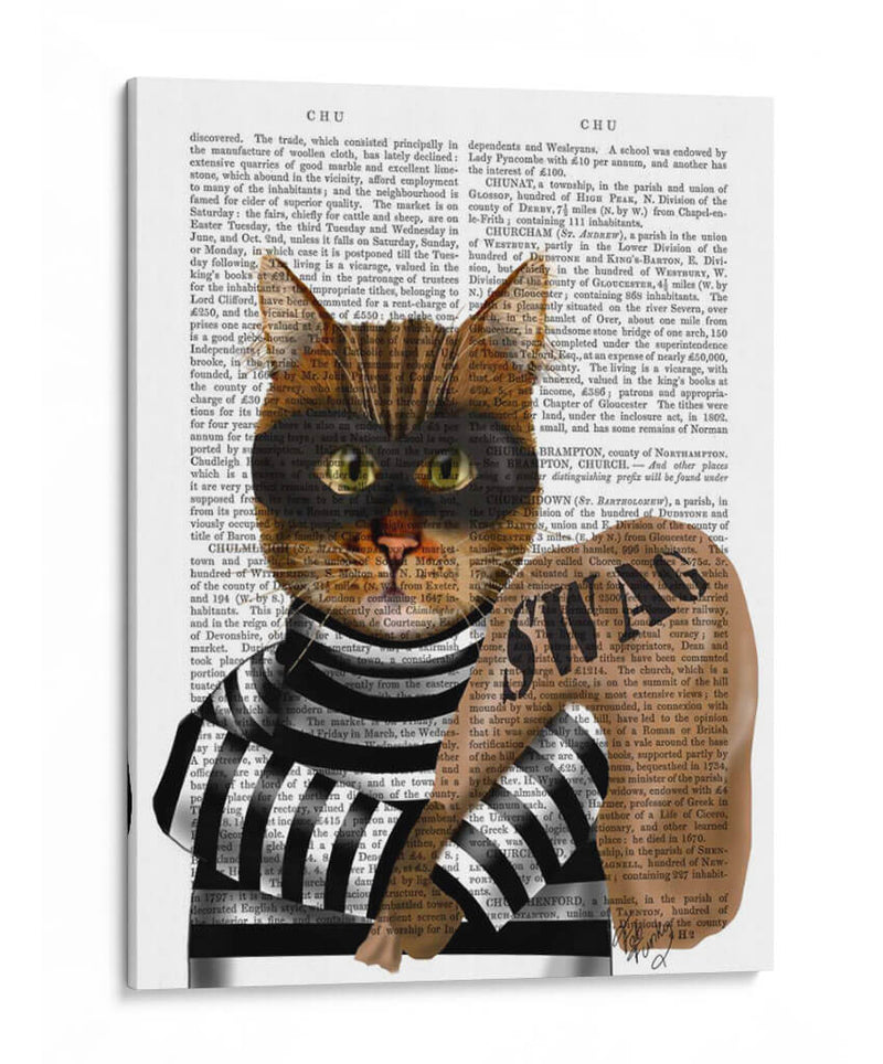 Gato Ladrón - Fab Funky | Cuadro decorativo de Canvas Lab