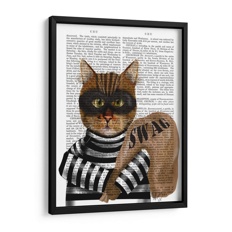 Gato Ladrón - Fab Funky | Cuadro decorativo de Canvas Lab