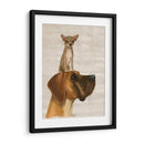 Great Dane Y Chihuahua - Fab Funky | Cuadro decorativo de Canvas Lab