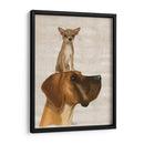 Great Dane Y Chihuahua - Fab Funky | Cuadro decorativo de Canvas Lab