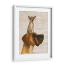 Great Dane Y Chihuahua - Fab Funky | Cuadro decorativo de Canvas Lab
