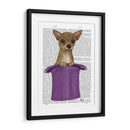 Chihuahua En El Sombrero De Copa - Fab Funky | Cuadro decorativo de Canvas Lab