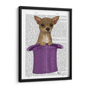 Chihuahua En El Sombrero De Copa - Fab Funky | Cuadro decorativo de Canvas Lab