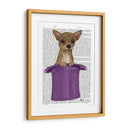 Chihuahua En El Sombrero De Copa - Fab Funky | Cuadro decorativo de Canvas Lab