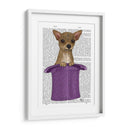 Chihuahua En El Sombrero De Copa - Fab Funky | Cuadro decorativo de Canvas Lab