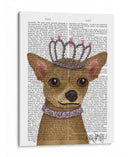 Chihuahua Y Tiara - Fab Funky | Cuadro decorativo de Canvas Lab