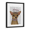 Chihuahua Y Tiara - Fab Funky | Cuadro decorativo de Canvas Lab