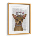 Chihuahua Y Tiara - Fab Funky | Cuadro decorativo de Canvas Lab