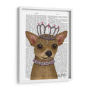 Chihuahua Y Tiara - Fab Funky | Cuadro decorativo de Canvas Lab