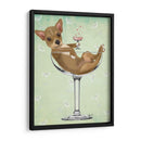 Chihuahua En Copa De Cóctel - Fab Funky | Cuadro decorativo de Canvas Lab