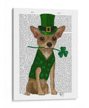 Chihuahua Leprechaun - Fab Funky | Cuadro decorativo de Canvas Lab