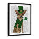 Chihuahua Leprechaun - Fab Funky | Cuadro decorativo de Canvas Lab