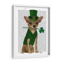 Chihuahua Leprechaun - Fab Funky | Cuadro decorativo de Canvas Lab