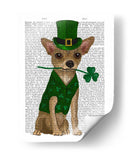 Chihuahua Leprechaun - Fab Funky | Cuadro decorativo de Canvas Lab