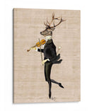 Venado Bailando Con Violín - Fab Funky | Cuadro decorativo de Canvas Lab