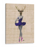 Ciervos De Ballet En Azul - Fab Funky | Cuadro decorativo de Canvas Lab